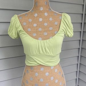 Pacsun Lime Green Crop Top